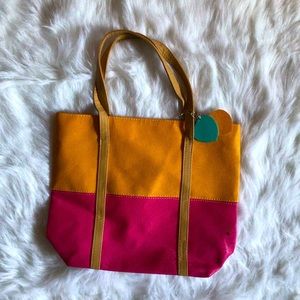 2/$15 pink/orange tote bag